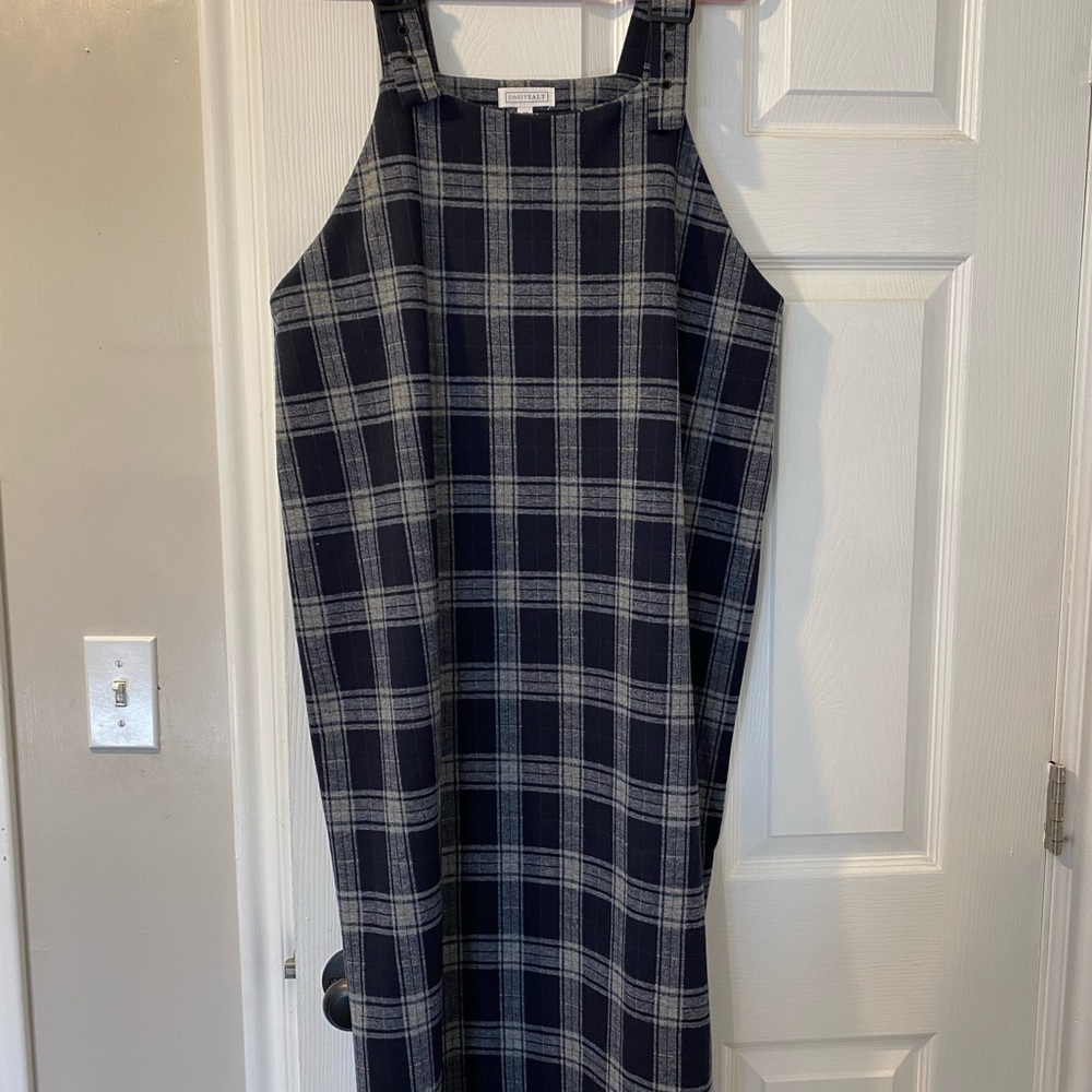 Plaid Sleeveless Dress